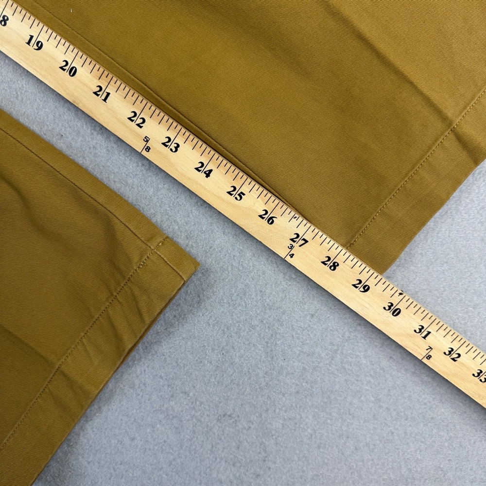 New Polo Ralph Lauren Andrew Pant Mens 31/30 Tan Pleated Classic Cotton Chino - Picture 10 of 12